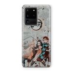 Multitronic Samsung Galaxy S20 Ultra ile Uyumlu Demon Slayer 2 Tasarım Baskılı Şeffaf Kılıf