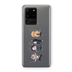 Multitronic Samsung Galaxy S20 Ultra ile Uyumlu Demon Slayer 3 Tasarım Baskılı Şeffaf Kılıf