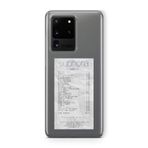 Multitronic Samsung Galaxy S20 Ultra ile Uyumlu Labrinth Euphoria Albüm Fişi Tasarım Baskılı Şeffaf Kılıf