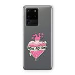Multitronic Samsung Galaxy S20 Ultra ile Uyumlu Love Potion Tasarım Baskılı Şeffaf Kılıf