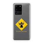 Multitronic Samsung Galaxy S20 Ultra ile Uyumlu Yüzüklerin Efendisi Gandalf Tasarım Baskılı Şeffaf Kılıf