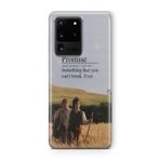 Multitronic Samsung Galaxy S20 Ultra ile Uyumlu Yüzüklerin Efendisi Sam ve Frodo Tasarım Baskılı Şeffaf Kılıf