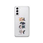 Multitronic Samsung Galaxy S21 FE ile Uyumlu Demon Slayer 3 Tasarım Baskılı Şeffaf Kılıf
