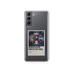 Multitronic Samsung Galaxy S21 ile Uyumlu Demon Slayer Paralorid Poster Tasarım Baskılı Şeffaf Kılıf