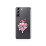 Multitronic Samsung Galaxy S21 ile Uyumlu Love Potion Tasarım Baskılı Şeffaf Kılıf