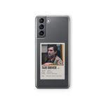 Multitronic Samsung Galaxy S21 ile Uyumlu Taxi Driver Palaroid Poster Tasarım Baskılı Şeffaf Kılıf