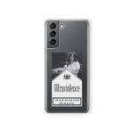 Multitronic Samsung Galaxy S21 ile Uyumlu Ultraviolence Tasarım Baskılı Şeffaf Kılıf