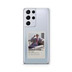 Multitronic Samsung Galaxy S21 Ultra ile Uyumlu American Psycho Paralorid Poster Tasarım Baskılı Şeffaf Kılıf