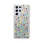 Multitronic Samsung Galaxy S21 Ultra ile Uyumlu Mario Tasarım Baskılı Şeffaf Kılıf, laros21ult097