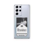 Multitronic Samsung Galaxy S21 Ultra ile Uyumlu Ultraviolence Tasarım Baskılı Şeffaf Kılıf