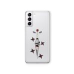 Multitronic Samsung Galaxy S22 ile Uyumlu Sasuke Sharingan Tasarım Baskılı Şeffaf Kılıf