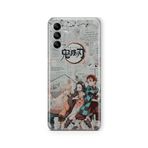 Multitronic Samsung Galaxy S24 ile Uyumlu Demon Slayer 2 Tasarım Baskılı Şeffaf Kılıf