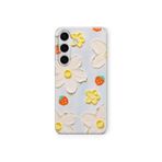 Multitronic Samsung Galaxy S24 Plus Uyumlu Yağlı Boya Desenli Tasarım Baskılı Şeffaf Kılıf