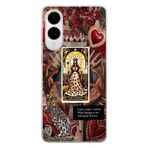 Multitronic Samsung Galaxy S25 Edge ile Uyumlu The Empress Kraliçe Tarot Desenli Şeffaf Telefon Kılıfı