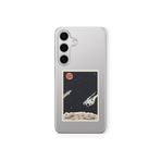 Multitronic Samsung Galaxy S25 Uyumlu Meteor Tasarım Baskılı Şeffaf Kılıf