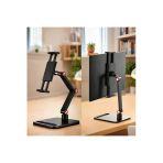 Multizone 12-16 Inç Tablet iPad Telefon Monitör Tutucu Metal Stant 360° Döner Ayarlanır Universal