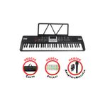 MultiZone Dijital Piyano 61 Tuşlu Org Taşınabilir Demolu (Hediye Mikrofon Çanta Sticker Adaptör)