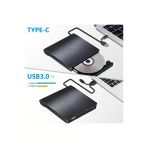 Multizone Harici DVD Rw CD DVD Yazıcı Okuyucu Ultra Ince Taşınabilir USB 3.0 Type-C Optik Sürücü