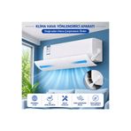 MultiZone Klima Yönlendirici Deflektör Hava Dağıtıcı Düzenleyici Aparat Ayarlanabilir Split Klima Uyumlu 100cm