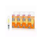 Mum Ampul 4W E14, Dimmer Uyumlu, 4’Lü Paket