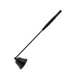 Mum Snuffer Aracı, Mum Söndürücü, Paslanmaz Çelik Mum Söndürücü Fitil Snuffer Aksesuarı Uzun Saplı, Mum Aksesuarı (Siyah)