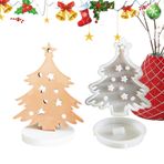 Mum Yapımı Silikon Kalıplar,Çikolata Şekeri Kalıpları,Silikon Noel Kalıpları | Ev Dekorasyonu, Zanaat Dekorasyonu Yapmak için El Yapımı Sabun Noel Ağacı Şekilli Kalıplar