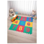 MUMARİKA 33x33 Boyutlu 0,7 MM Kalınlığında Renkli 9 Parça Rakamlı Sayılı Oyun Karosu Yer Matı Puzzle Yapboz