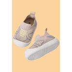 Mumenim Docol Çocuk Bebek Esnek, Rahat Ortopedik Taban Bej Günlük Ilk Adım Ayakkabısı Ve Sneaker