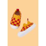 Mumenim Guula Unisex Bebek&çocuk Bej-Vizon Rahat Kaydırmaz Ortopedik Taban Ilk Adım Spor Ayakkabısı&sneaker - Kırmızı