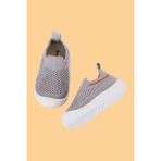 Mumenim Laaleys Unisex Bebek&çocuk Kaymaz Ortopedik Taban Mavi Ilk Adım Ayakkabısı Spor Sneaker - Gri