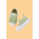 Mumenim Laaleys Unisex Bebek&çocuk Kaymaz Ortopedik Taban Mavi Ilk Adım Ayakkabısı Spor Sneaker - Yeşil