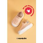 Mumenim Luuq Bebek - Çocuk Esnek Ortopedik Yumuşak Taban Şık Pembe İlk Adım Spor Ayakkabısı - Spor Sneaker