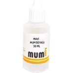 Mumi Sıvı Mum Boyası Mavi 30 ml