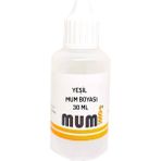 Mumi Sıvı Mum Boyası Yeşil 30 ml