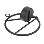 Mumluk Siyah Modern Minimalist Metal Yuvarlak Duvar Asılı Mumluk Duvar Dekorasyon Kullanım Için Profesyonel Aksesuarlar
