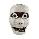 MUMMY HALLOWEEN HORROR MASK VIP CADILAR BAYRAMI KORKU MASKESİ GÖZLERİ OYNAYAN MASKE MUMYA MASKESİ
