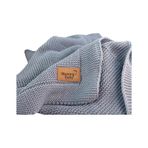 Mummy's Baby Tencel Örgü Bebek Battaniyesi 80*100 Gri