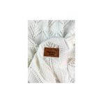 Mummy's Baby Tencel Örgü Dantel Desen Bebek Battaniyesi 80*100