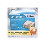 Mumu Dokumasız (Nonwoven) Emici Spanç - 7,5 Cm X 7,5 Cm (4 Kat) 100 adet