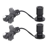 Mumusuki Kısılabilir LED Mini Spot, 5V Dönebilen USB Spot Işıklar Vitrin Takı Dolabı Sundurma Için Yüzeye Montajlı Kapalı Ekran Işıkları (Sıcak Işık)