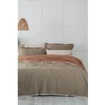 Muna Çift Kişilik Pike Takımı %100 Organik Pamuk Inject Yeşil-Terra 240x260 Cm