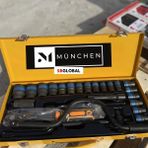 München 24 Parça Lokma Takımı 1/2 6köşe Döndüllü Krom Vanadyum Çeliğinden Yapılmış Plastik Kasada