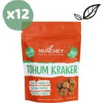 Munchey 12'li Soğan ve Sarımsaklı Tohum Kraker 100 gr - 1,2 kg