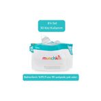 Munchkin Mikrodalga Sterilizatör Torbaları – 6’lı Set, 20×35,5 cm, Tekrar Kullanılabilir