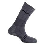 Mund çorap Â €"Himalaya yün Merino Thermolit, Renk Gri, Boyut AB 34-37