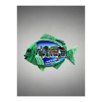 Mundy ANTALYA Temalı Kabartmalı Polyester Magnet 8,5 cm x 6cm
