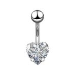 Munels F136 Titanyum Zirkon Kalpli Göbek Piercing - Belly Button