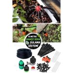Munico 15 Metre Otomatik Sulama Nemlendirme Serinletme Sistemi Damla Sulama Sistemi Bahçe Tesisi Otomatik