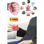 Munico 5 Adet Yaşlılar Için El Gücü Arttırıcı Egzersiz Silikon El Güçlendirme Fizyoterapi Aleti El Sıkma