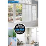 Munico 5 Metre x 60 Cm Gizlilik ve Güneş Engelleme Pencere Filmi: Ev İçin Koruyucu Çözüm Munico Cam Filmi